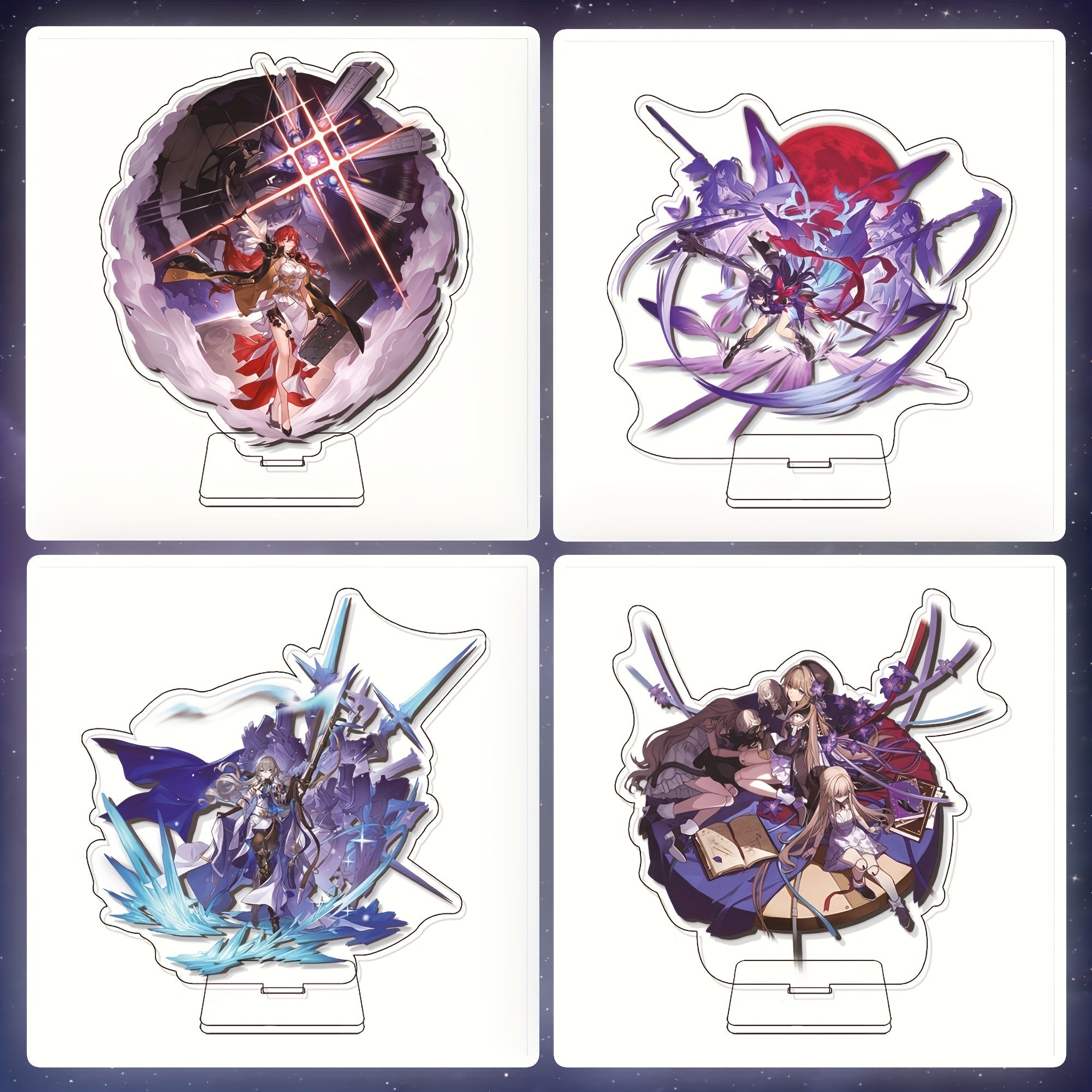 Magical Anime Acrylic Stand for Desktop Decoration