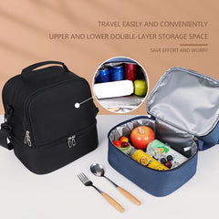 Portable Insulated Lunch Box Bag