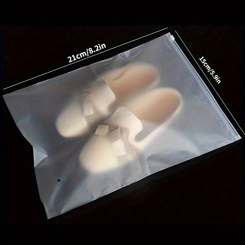 3pcs Transparent Edge Storage File Bag Office Stationery Plastic Bag