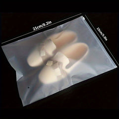 3pcs Transparent Edge Storage File Bag Office Stationery Plastic Bag