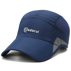Unisex Fashionable Baseball Sun Hat Quick Drying Peaked Cap