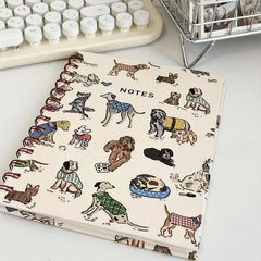 A5 Little Animal Coil Book - Good looking Dog Notebook