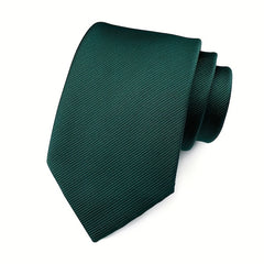 Satin Solid Men's Tie Soft Business Casual For Suit