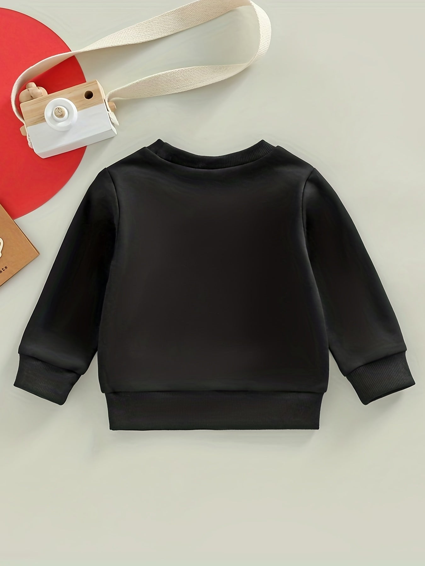 Boys Sweatshirt Letters Of Love Print Long Sleeve Casual Pullover Top
