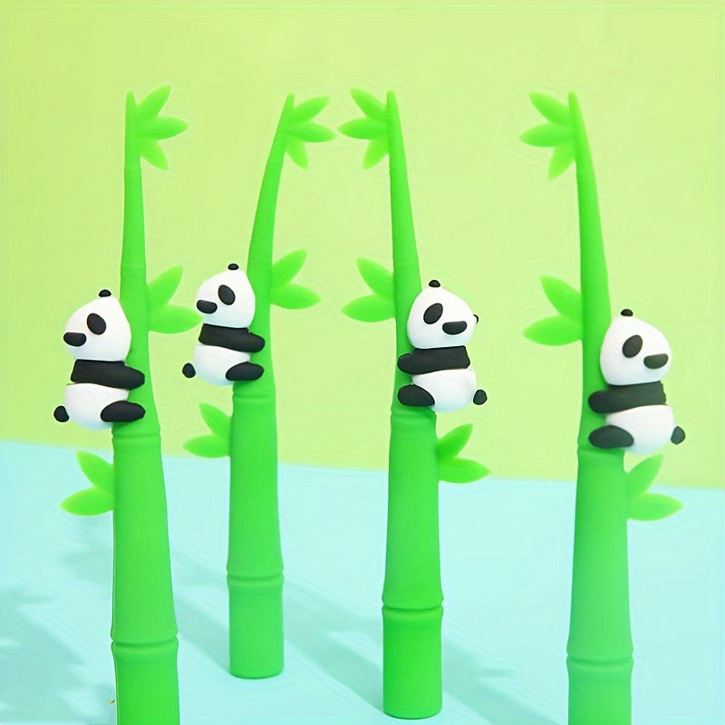 2pcs 0.5mm Panda Gel Ink Pens Animal Stationery