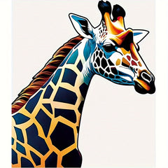 Giraffe Head Wooden Jigsaw Puzzle for Focus and Thinking Ability