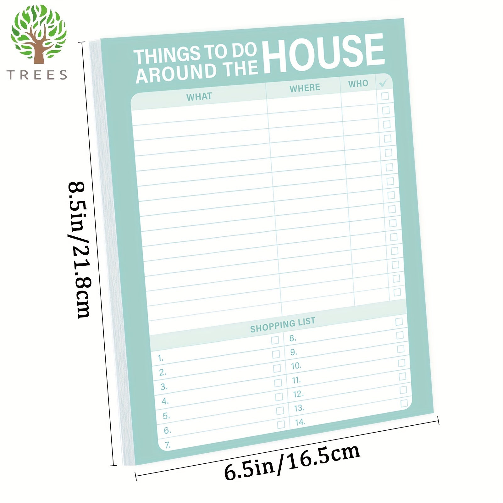 Green Small Fresh Magnetic Family To Do Planner For Fridge