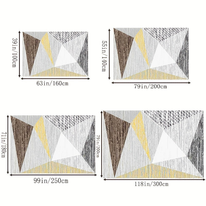 Modern Abstract Carpet for Living Room Bedroom Machine Washable