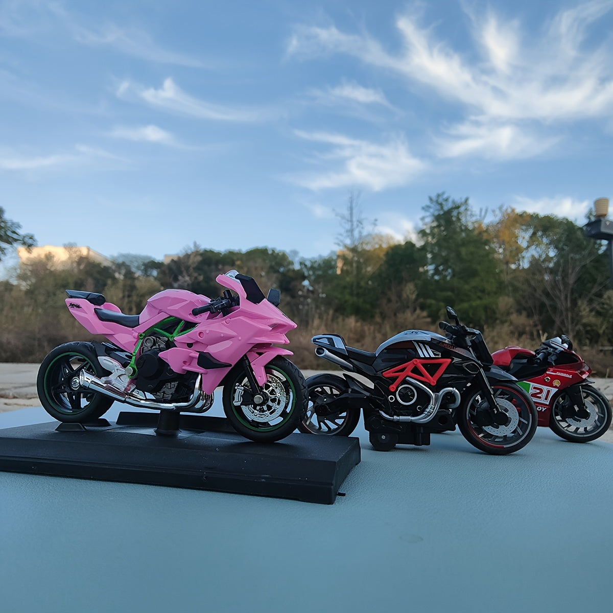 1pc Motorcycle Racing Model Home Window Decoration Gift