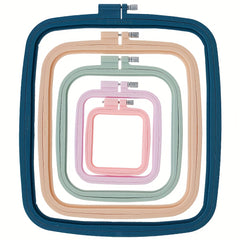 5pcs Square Embroidery Hoops Plastic Reusable Sewing Tool