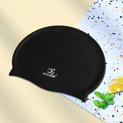 Unisex Waterproof Silicone Swimming Cap for Pool Beach Training