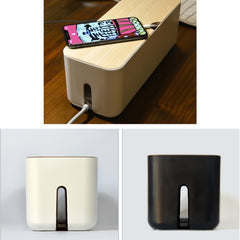 ABS Cable Management Box for Power Strips Extension Cords TV
