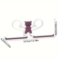 Multifunctional Clothes Hanger Storage Rack No Punching Balcony Finishing