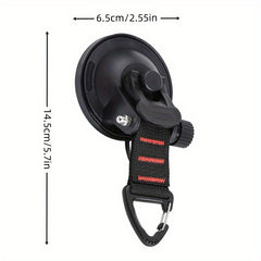 Outdoor Camping Tent Suction Cups w/ Hooks Reusable Car Tent