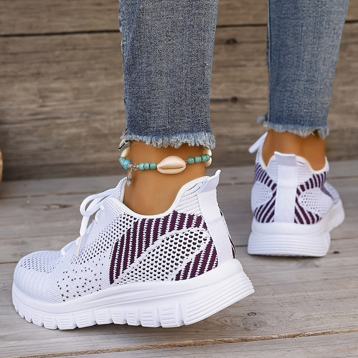 Women's Lightweight Breathable Running Shoes Soft Comfortable