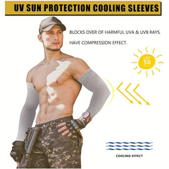5 Pairs Cooling Sleeves Sun Protection UV Protection