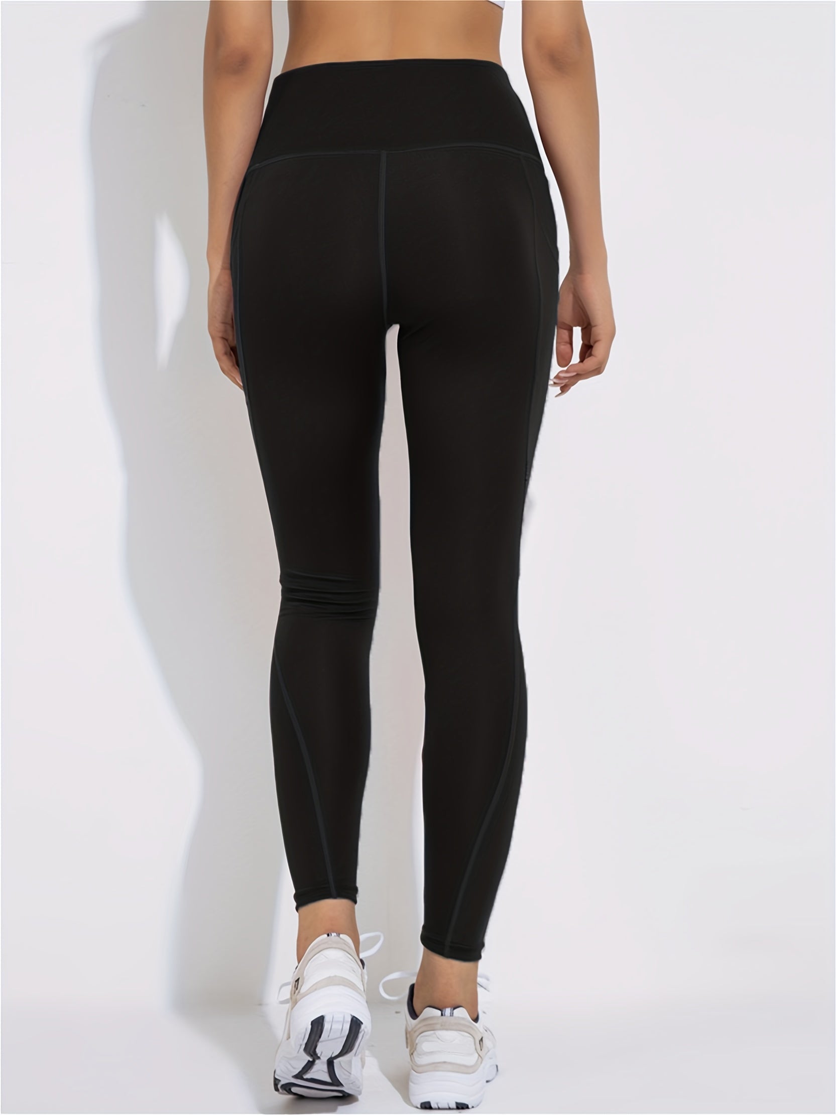 Women's Sporty Comfort Fitness Leggings With Pockets for Running Yoga