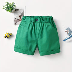 Teen Casual Elastic Waist Shorts for Summer