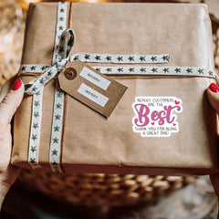 500 Thank You Stickers Bakery Craft Envelope Gift Packages