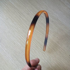 Vintage Thin Hairband With Teeth Non Slip Solid Headband