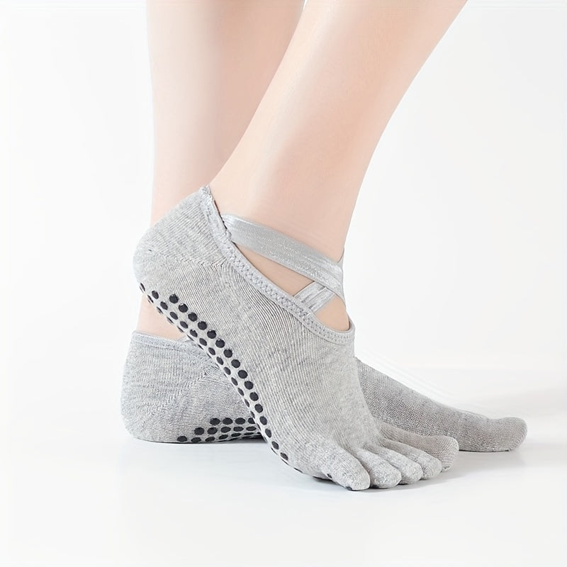 Women's Yoga Socks Non slip Split Five Toe Socks