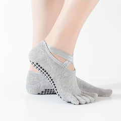 Women's Yoga Socks Non slip Split Five Toe Socks