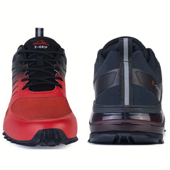 Men's Lace Up Trail Running Shoes - Outdoor Breathable Hiking Shoes