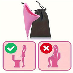 Silicone Urinal Funnel Camping Traveling