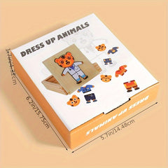 Little Bear Dress Up Puzzle Toy for Boys and Girls