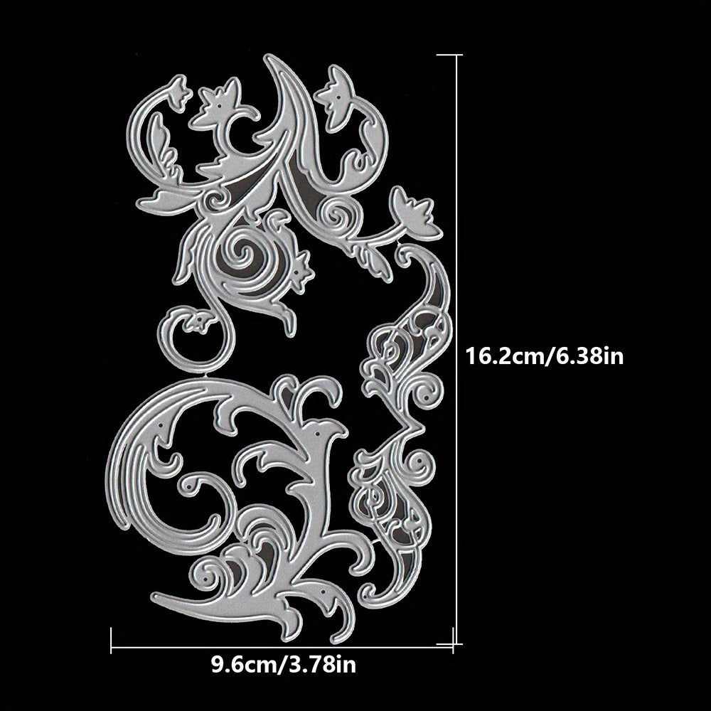 3pcs Retro Lace Flower Metal Cutting Dies Set for DIY Scrapbooking