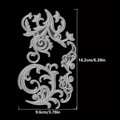 3pcs Retro Lace Flower Metal Cutting Dies Set for DIY Scrapbooking