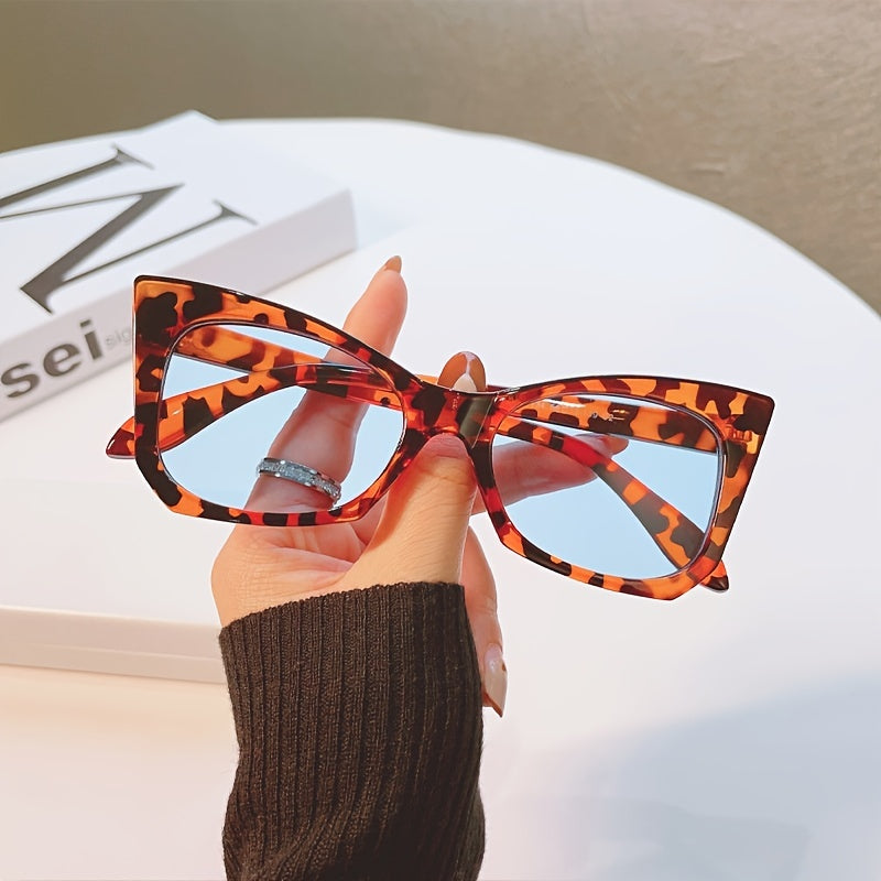 Cat Eye Vintage Ladies Stylish Oversized Sunglasses Sun Protection