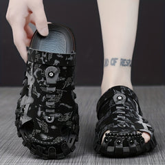 Men's Non Slip Sandals Wear resistant Comfy Beach Shoes Summer