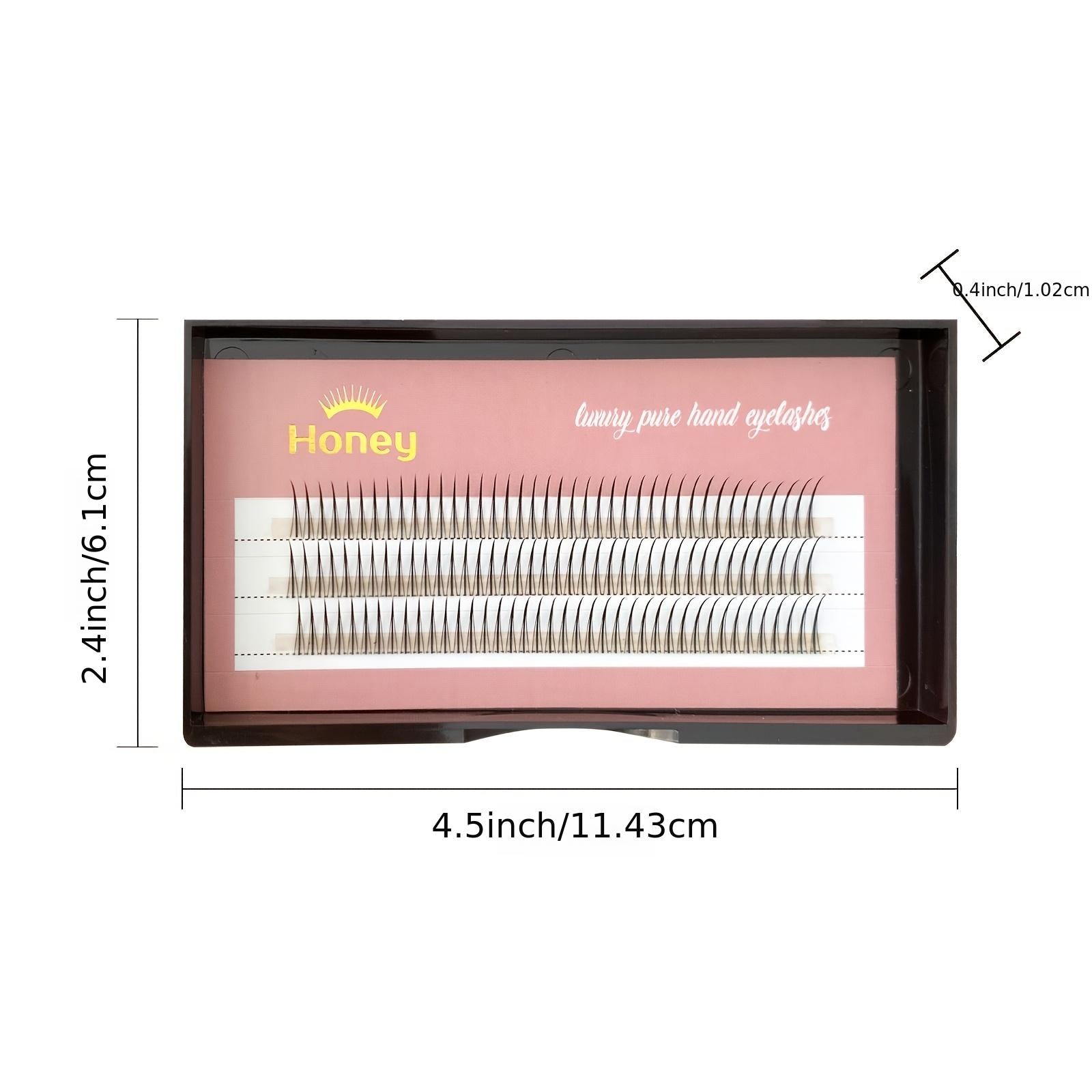 M Shape Grafted Eyelashes Natural Individual Lashes Cluster