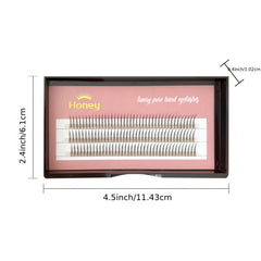 M Shape Grafted Eyelashes Natural Individual Lashes Cluster
