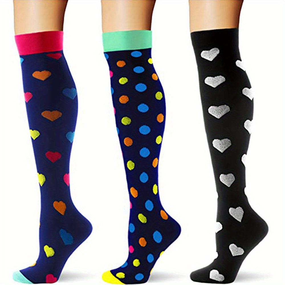 6 Pairs Copper Compression Socks Men Women Improve Circulation Reduce Swelling