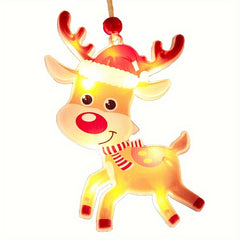 6pcs LED Elk Shape String Lights Christmas Decoration Supplies