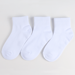 3 Pairs Boys High Elastic Breathable Comfy Socks For 4-12 Years