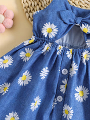 Baby Girl Daisy Floral Strap Sundress