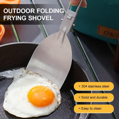 1pc Folding Cookware Stainless Steel Outdoor Camping Gear Cooking Acc...