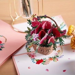 3D Popup Greeting Card for Birthday, Wedding, Anniversary