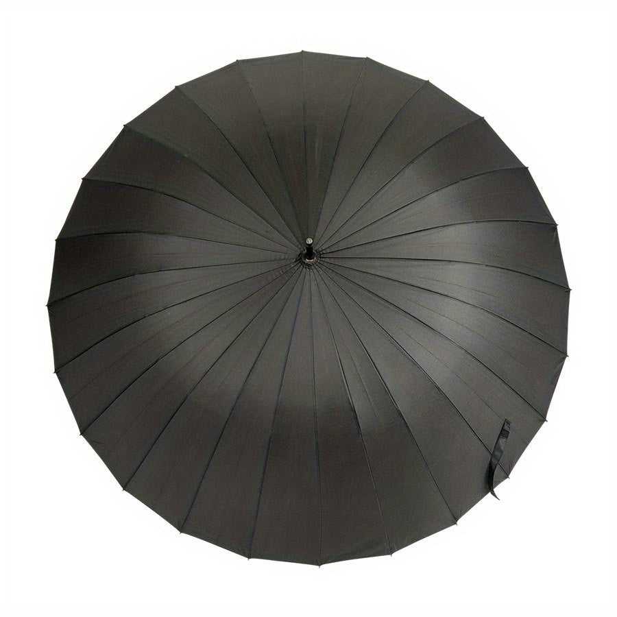 Vintage Long Handle Umbrella Wind Resistant Business Straight Pole Long Umbrella