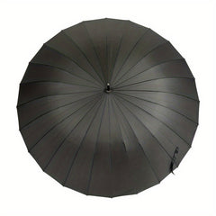 Vintage Long Handle Umbrella Wind Resistant Business Straight Pole Long Umbrella