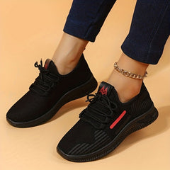 Women's Lightweight Lace Up Low Top Sneakers