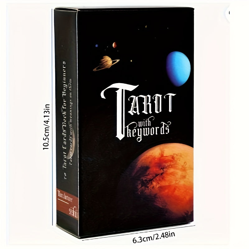 Beginner's Tarot Deck & Guidebook with Interactive Games