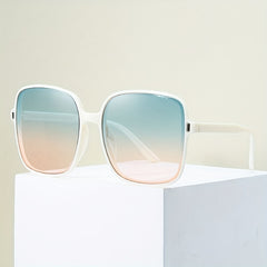 Men's Square Frame Sunglasses Casual Mixed Decorative Eyewear