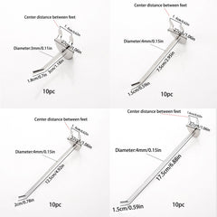 40pcs Wall Mounted Pegboard Hook Set Tool Storage And Display Hook