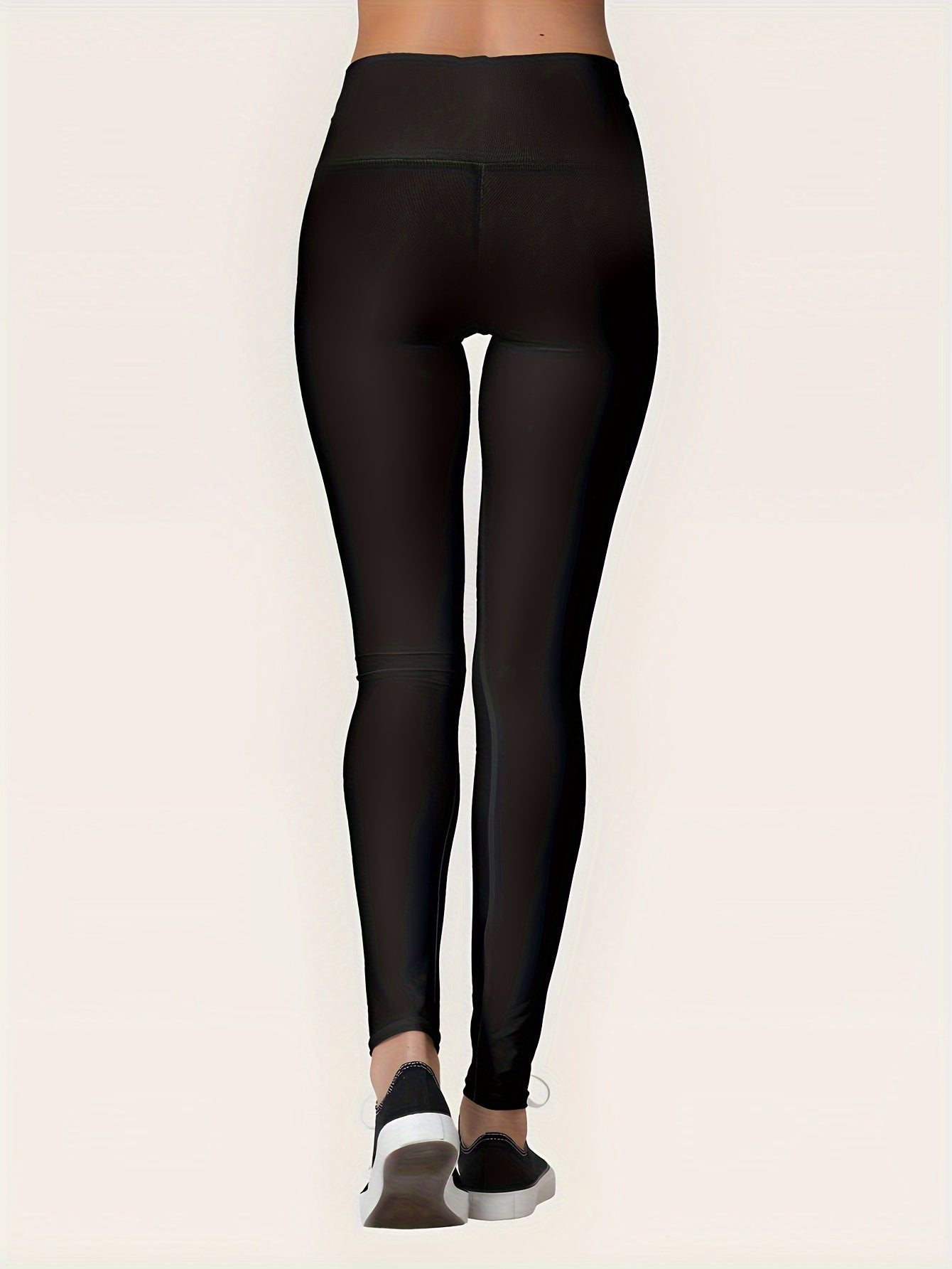 Letter Print Yoga Pants Running Sports Workout Fitness Leggings
