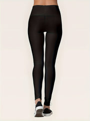 Letter Print Yoga Pants Running Sports Workout Fitness Leggings