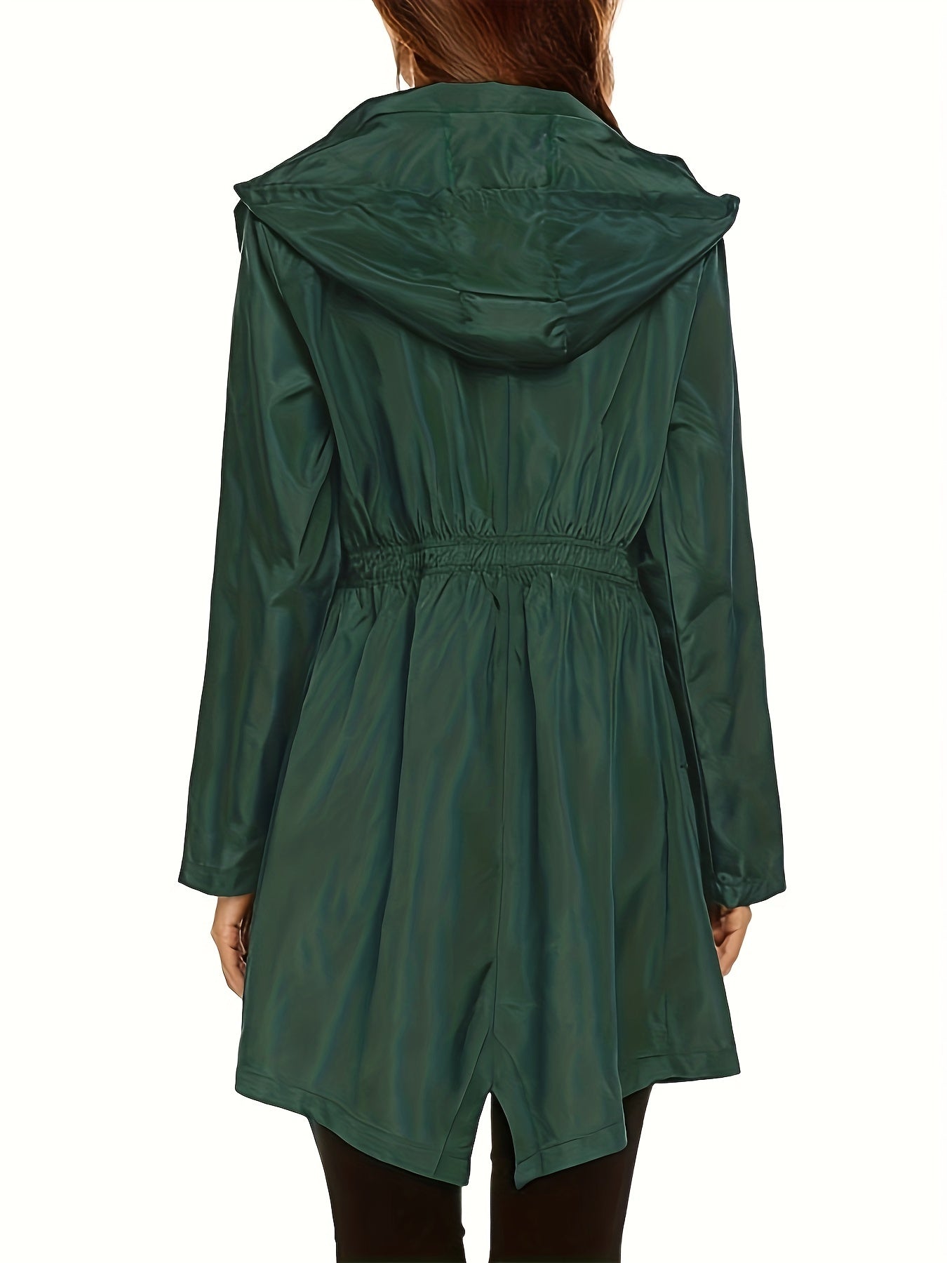 Casual Windproof Hooded Coat For Fall & Winter Women's Clothing